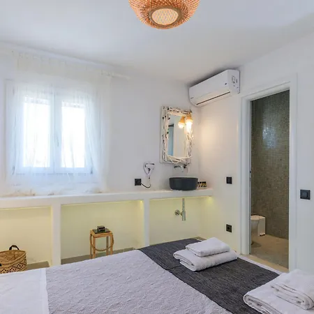 Lägenhetshotell Sea Rock & Sky Private Mykonos Merchia Beach