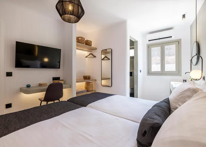 Sea Rock & Sky Private Mykonos Lägenhetshotell