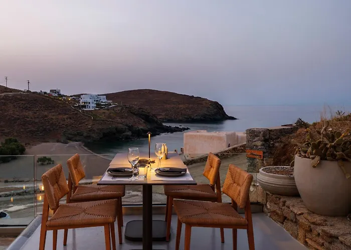 Sea Rock & Sky Private Mykonos Lägenhetshotell