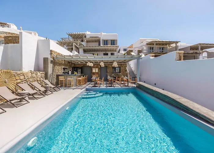 Lägenhetshotell Sea Rock & Sky Private Mykonos