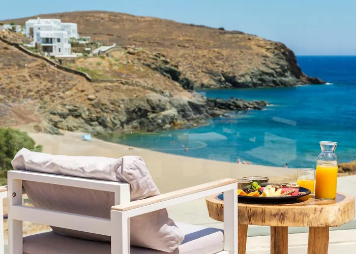 Lägenhetshotell Sea Rock & Sky Private Mykonos Merchia Beach