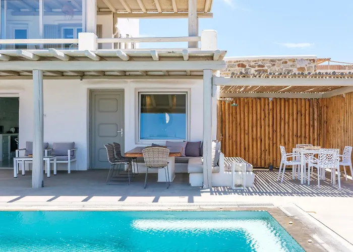 Sea Rock & Sky Private Mykonos Lägenhetshotell 4*