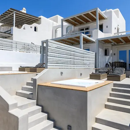 Sea Rock & Sky Private Mykonos 公寓式酒店 Merchia Beach