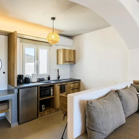 公寓式酒店 Sea Rock & Sky Private Mykonos Merchia Beach