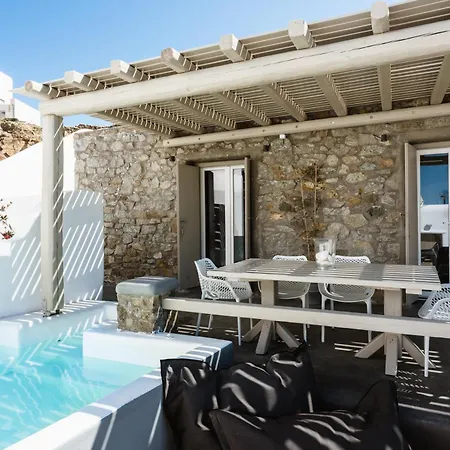 Appart hôtel Sea Rock & Sky Private Mykonos Merchia Beach
