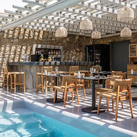 公寓式酒店 Sea Rock & Sky Private Mykonos Merchia Beach