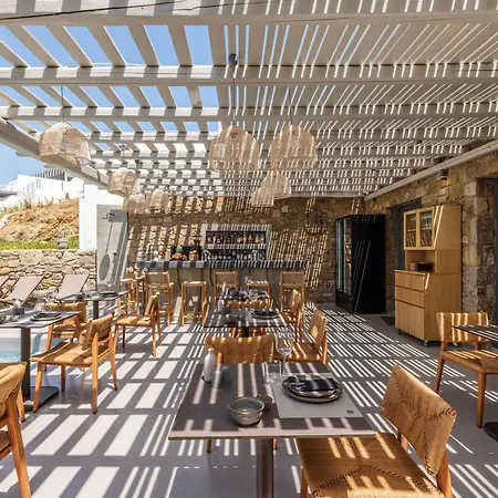 公寓式酒店 Sea Rock & Sky Private Mykonos Merchia Beach