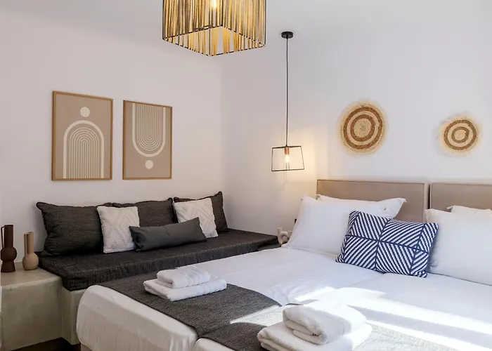 Sea Rock & Sky Private Mykonos Apart-hotel Merchia Beach