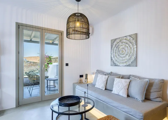 Sea Rock & Sky Private Mykonos Aparthotel Merchia Beach