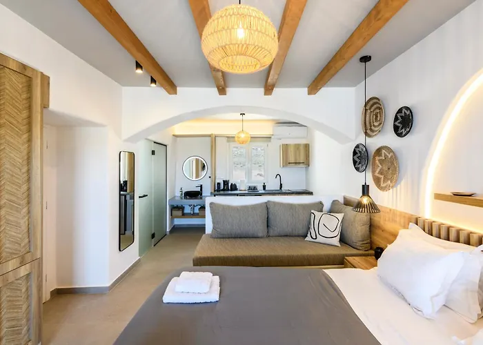 Sea Rock & Sky Private Mykonos Apart-hotel Merchia Beach