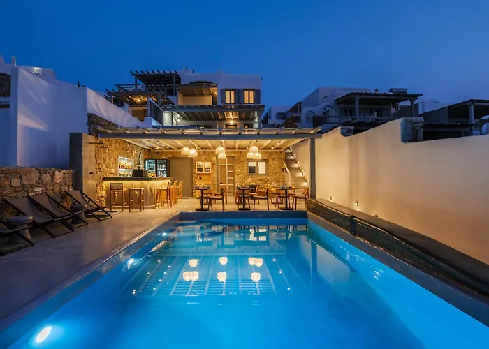 Aparthotel Sea Rock & Sky Private Mykonos Merchia Beach