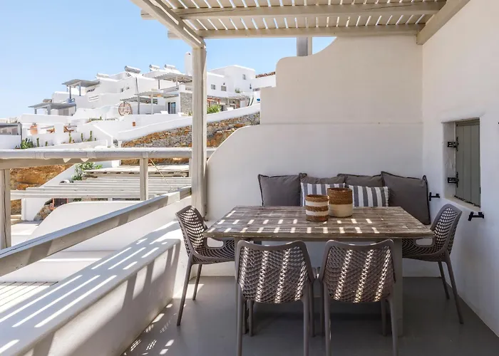 Sea Rock & Sky Private Mykonos Apart-hotel Merchia Beach