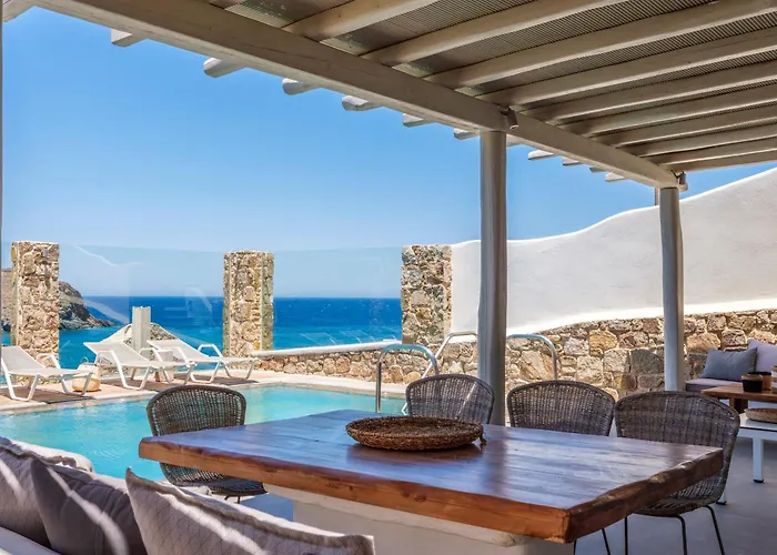 Sea Rock & Sky Private Mykonos Merchia Beach