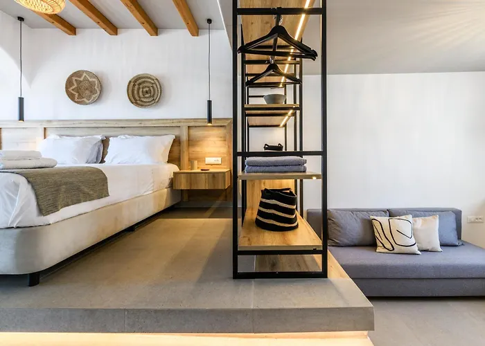 Ξενοδοχείο με διαμερίσματα Sea Rock & Sky Private Mykonos Merchia Beach